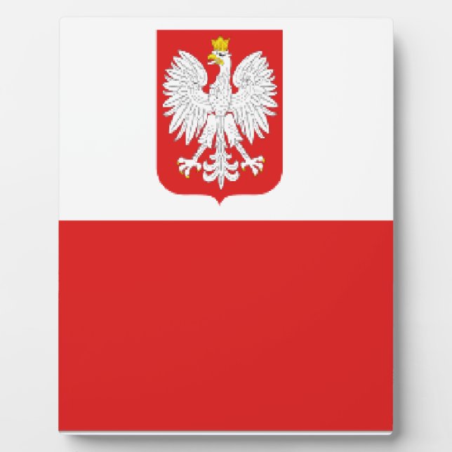 poland flag fotoplatte (Vorderseite)