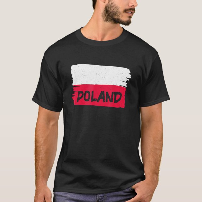 Poland Flag T-Shirt (Vorderseite)