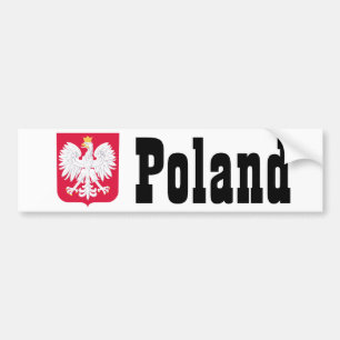 Poland Polish coat of arms Autoaufkleber