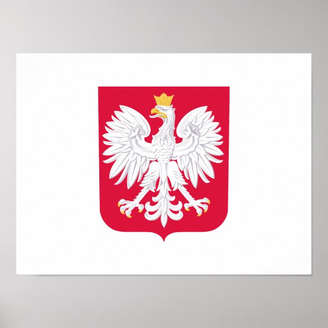 Poland Polish coat of arms Poster (Vorne)