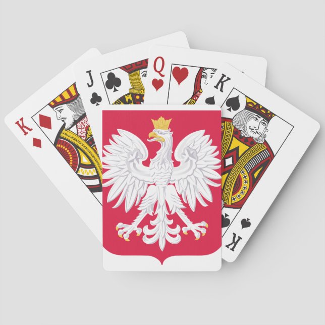 Poland Polish coat of arms Spielkarten (Rückseite)