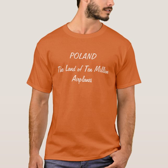 Poland-Touristenhemd T-Shirt (Vorderseite)