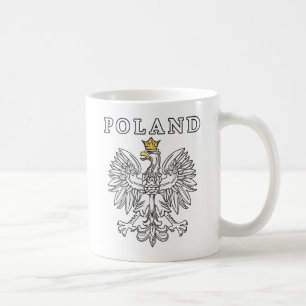 Poland With Polish Eagle Kaffeetasse