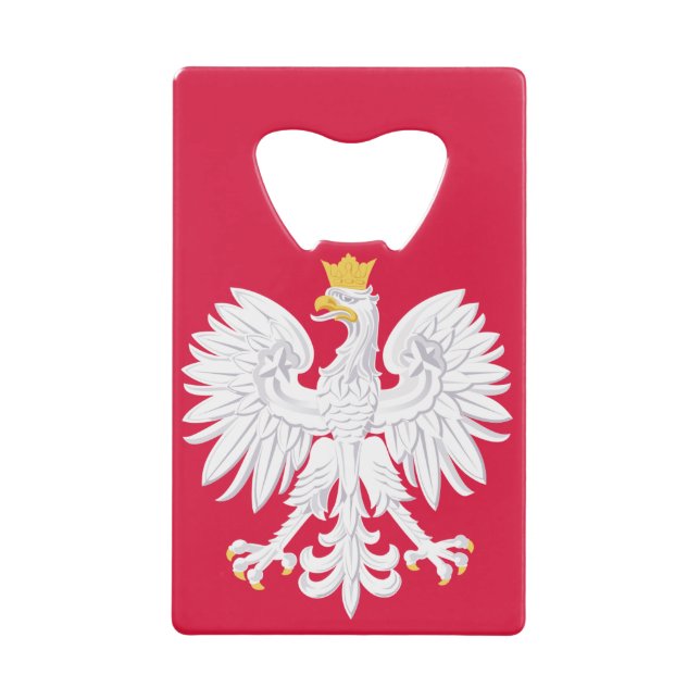 Polandemblem Geldbeutel Flaschenöffner (Vorderseite)