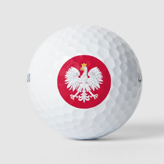 Polandemblem Golfball (Vorderseite)