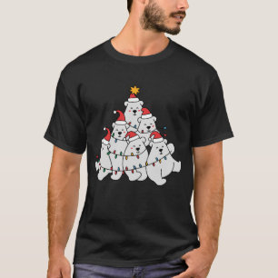 Polar-Bär-Weihnachtsbaum Lustiges Tier Bären T-Shirt
