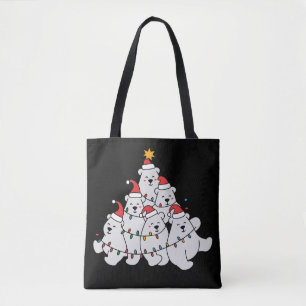 Polar-Bär-Weihnachtsbaum Lustiges Tier Bären Tasche