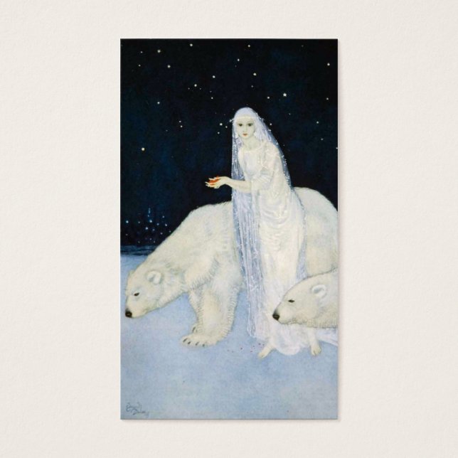 Polar Bären Weihnachtsgeschenke Tags Karten Edmund (Vorderseite)