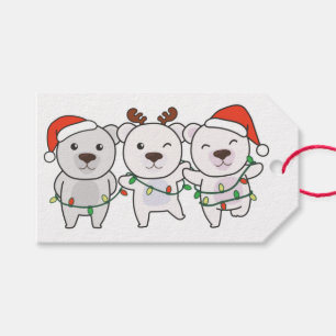 Polar Bären Weihnachtstiere Niedlich Polar Bären G Geschenkanhänger