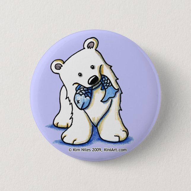Polar-Bärentaste Button (Vorderseite)
