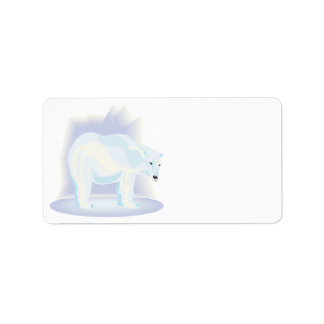 Polar Bear 2 Adressaufkleber