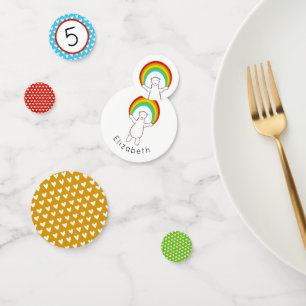 Polar Bear and Rainbow Table Confetti Konfetti