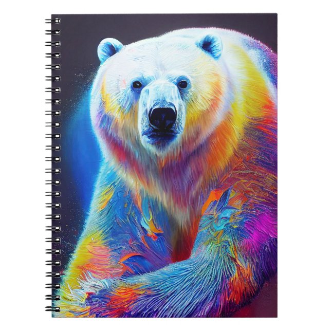 Polar Bear Animal Discovery Adventure Nature Notizblock (Vorderseite)