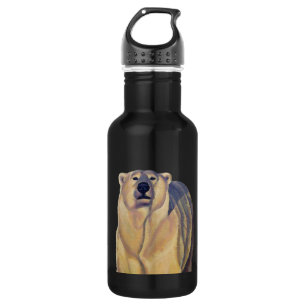 Polar Bear Art Bear Art Art Flasche Sport Trinkflasche