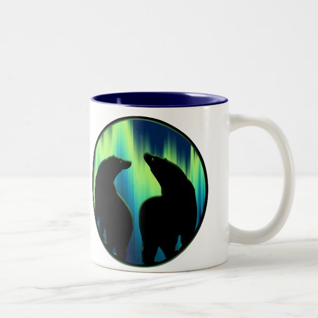 Polar Bear Art Coffee Tasse First Nations Bear Cup (Rechts)