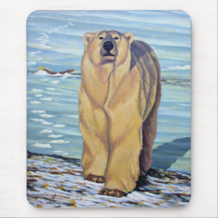 Polar Bear Art Mousepad Stilvolle Wildlife Mousepa