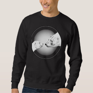 Polar Bear Art Sweatshirt Niedlich Baby Bear Shirt