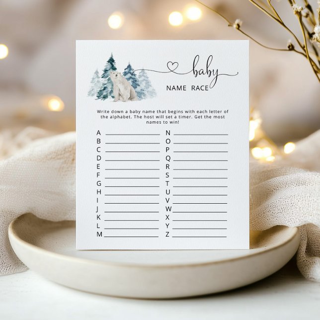 Polar bear Baby Name Race (Von Creator hochgeladen)
