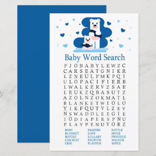Polar bear Baby Shooter Word Search Game