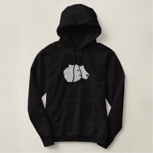 Polar Bear Bestickter Hoodie