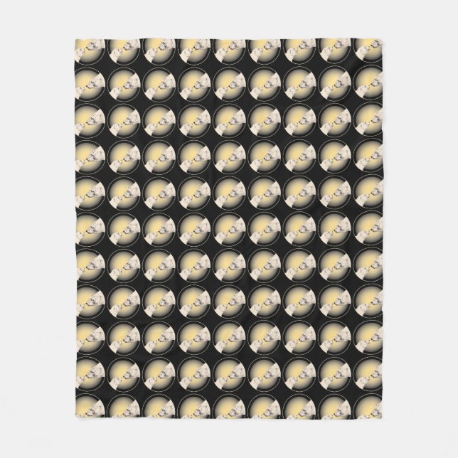 Polar Bear Blanket Mother & Bear Cube Blankets Fleecedecke (Vorderseite)