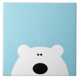 Polar Bear Blue Fliese