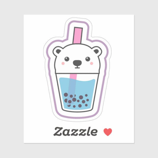 Polar Bear Boba Aufkleber (Blatt)