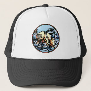 Polar Bear Caps & Hats Wildlife Bear Art Hat Truckerkappe
