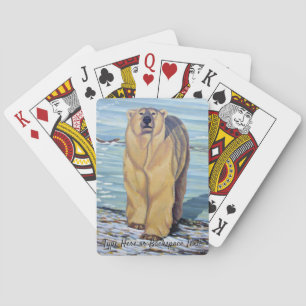 Polar Bear Cards Personalisiert Bären spielen Kart Spielkarten