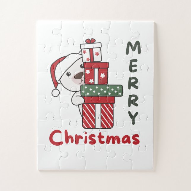Polar Bear Christmas Gift Winter Animals Polar (Vertikal)