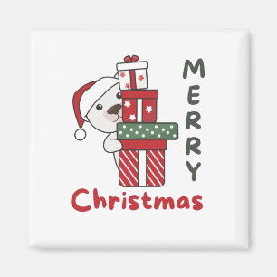 Polar Bear Christmas Gift Winter Animals Polar Magnet