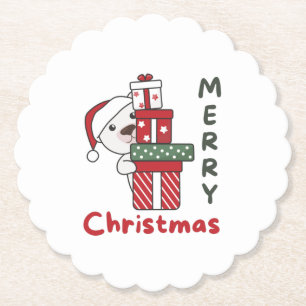 Polar Bear Christmas Gift Winter Animals Polar Untersetzer