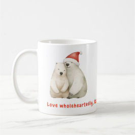 Polar Bear Christmas Kaffeetasse