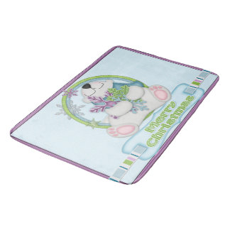 Polar Bear Christmas Kitchen Rug Mat Wohngestaltun Badematte