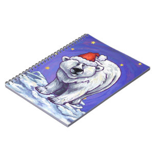 Polar Bear Christmas Notizblock