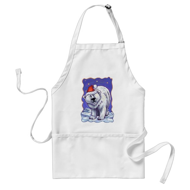 Polar Bear Christmas Schürze (Vorne)