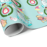Polar Bear Christmas Snowman Wrapping Paper Geschenkpapier<br><div class="desc">Weihnachts-Wrapping Paper Etwas für jeden bietet maßgeschneiderte personalisierte Artikel speziell für Sie entworfen, um die Schönheit Ihrer Zuhause oder einer geliebten zu verbessern. Dieses einzigartig gestaltete Packpapier wird Ihre Freunde und Familie beeindrucken. Es wird Ihr Urlaubsgeschenk Verpackung phantastisch machen. Die Kinder werden gerne ihre Weihnachtsgeschenke aufmachen und dem Weihnachtsbaum ein...</div>