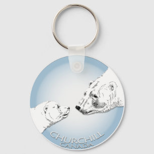 Polar Bear Chuchill Key Chain Souvenir Schlüsselan Schlüsselanhänger