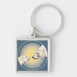 Polar Bear Chuchill Key Chain Souvenir Schlüsselan Schlüsselanhänger