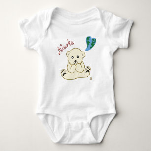 Polar Bear Cub Bodysuit for Baby Baby Strampler