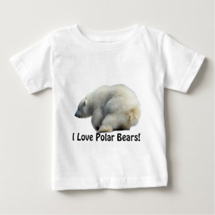 Polar Bear Cub Foto Art Apparel Baby T-shirt