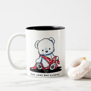 Polar Bear Cub KiniArt Zwei-Tone-Tasse Zweifarbige Tasse