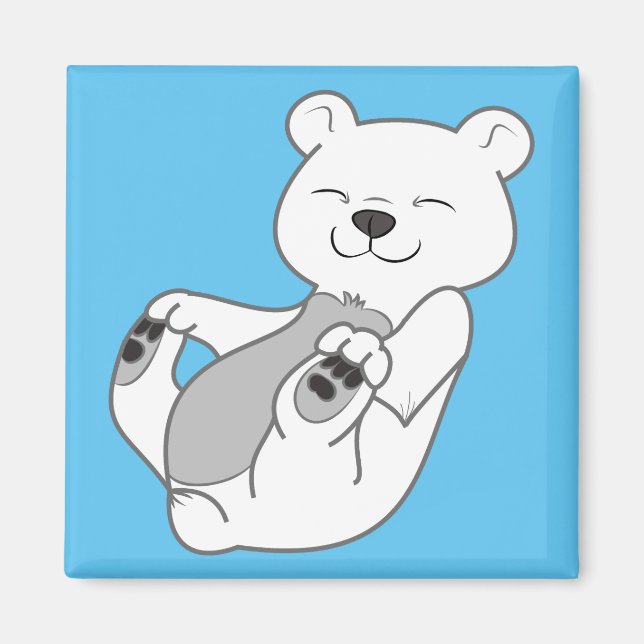 Polar Bear Cub Magnet (Vorne)