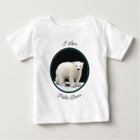 Polar Bear Cub Painting - Ursprüngliche Kunst, Dic