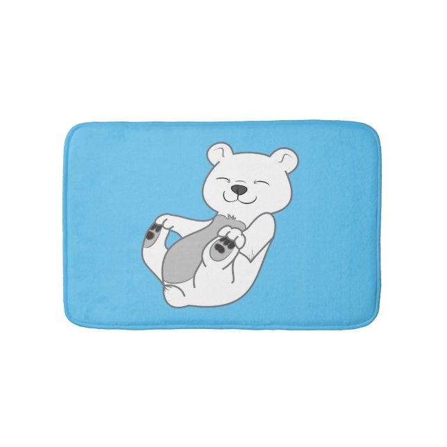 Polar Bear Cube Badematte (Vorderseite)