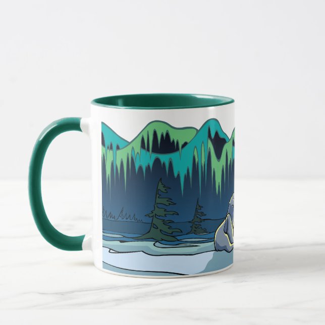 Polar Bear Cup Tribal Bear Art Tasse Cups Bärenges (Links)