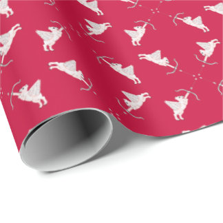 Polar Bear Cupids Wrapping Paper Geschenkpapier