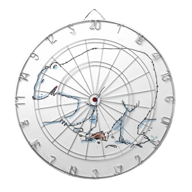 Polar Bear Dartboard Dartscheibe (vorne)