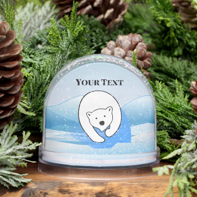 Polar Bear Design Snow Globe Schneekugeln (Winter)