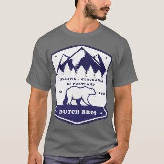 Polar Bear Dutch Bros    Coffee  T-Shirt